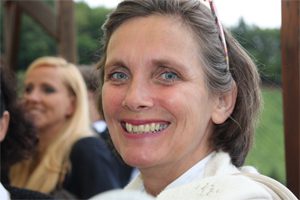 Yogalehrerin Claudia Bernheimer